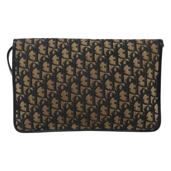 DIOR Trotter Canvas Shoulder Bag Navy - Picture 2 of 16